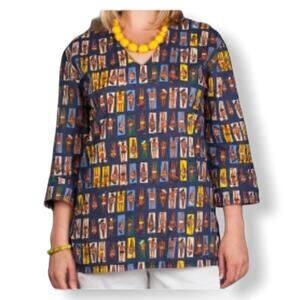 Tracy Negoshian Kaitlin Sunbathers Tunic Top